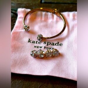 Kate Spade Earring and Bracelet Set💕